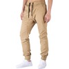 ITALYMORN Khaki Joggers for Men with Pockets (Khaki, X-Large)