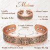 Mahnco Copper Bracelet for Men & Women, 9X Strength Magnetic