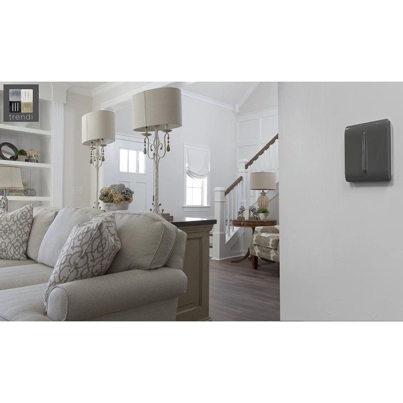 Trendi 1 Gang 2 Way 10 Amp Rocker Chrome Light