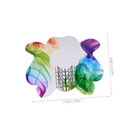 1 Roll Nail Art Extension Paper Holder Extension Labels Fixture Bins Hooks Sconces Collapsible Poster Adjustable Accessories Manicure Guide Stickers DIY Nail Tools Nail Art Supply Baluue