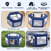 Hexagonal Dog playpen, 45Inch Soft Puppy Playpen with 600D Oxford