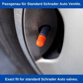 10 Pcs Red Hard Plastic Valve Caps for Car Tyres with Schrader Valve, O Seal, Car Valve Caps, Tyre Valve Cover Car, Air Valve Caps, Car Valve Caps, Valve Protection