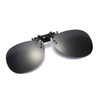 Whatif Sunglasses, Clip-on Front Pole, Polarized Lenses, Easy to Wear,