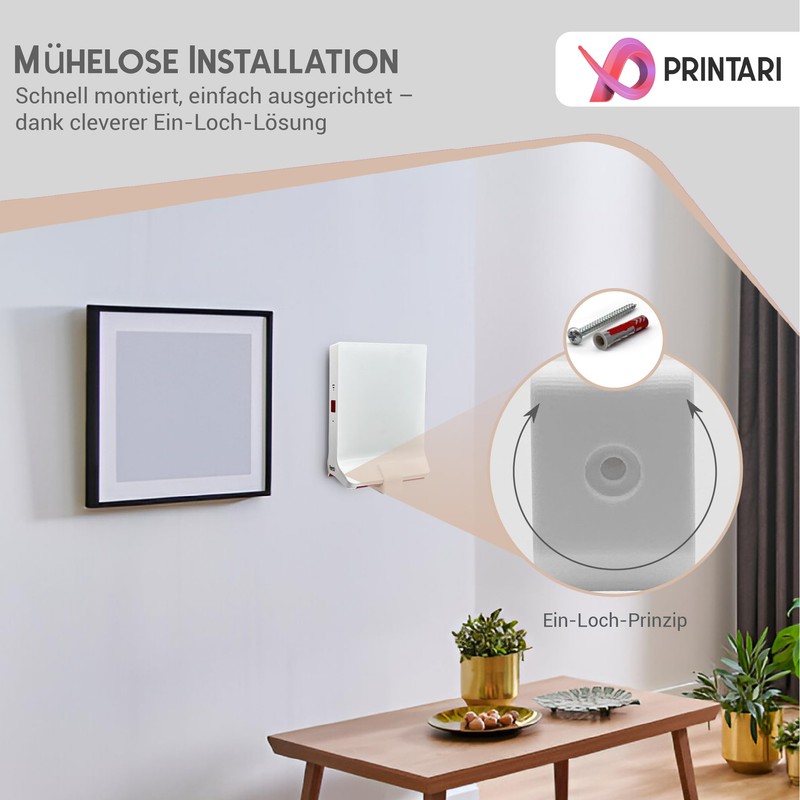 Wall Mount for AVM Fritz Repeater 3000AX Including Mounting Material,