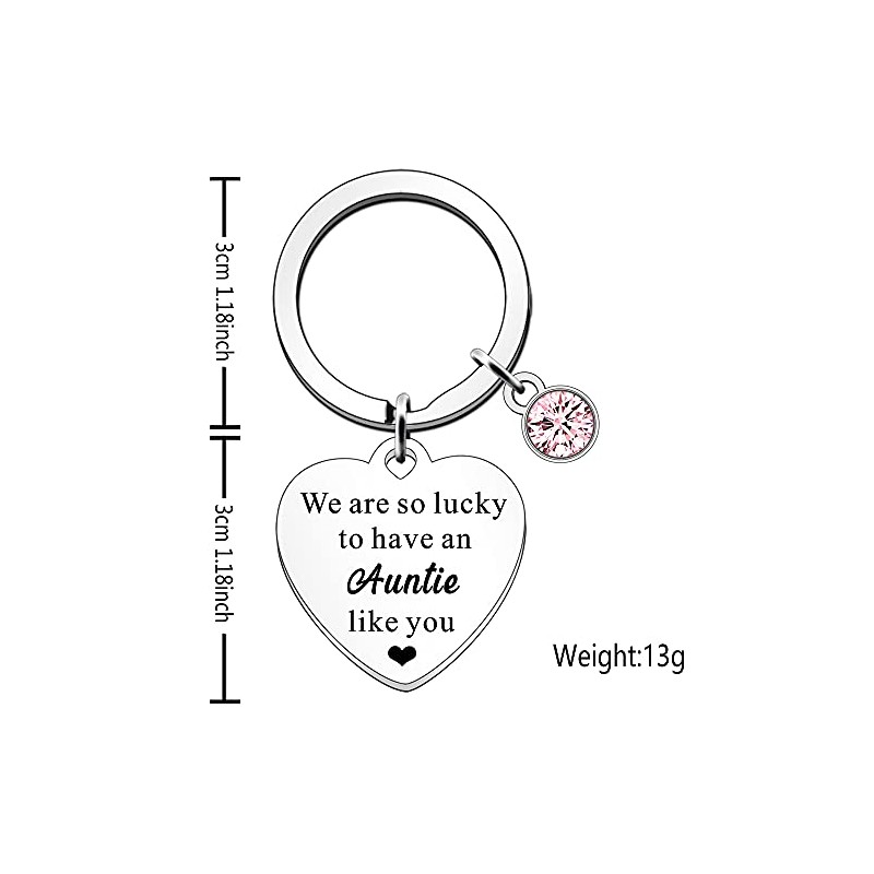 SDOFY Auntie Gifts from Nephew Niece Auntie Keyring Auntie Birthday