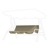 Swing Cushion Cover Replacement, Waterproof Outdoor Swing Seat Cover 3