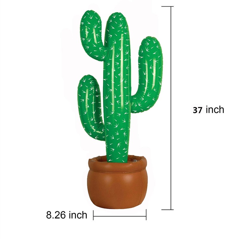 Ioffersuper 2 Pack Inflatable Cactus 35 Inches Cactus Tree Prop