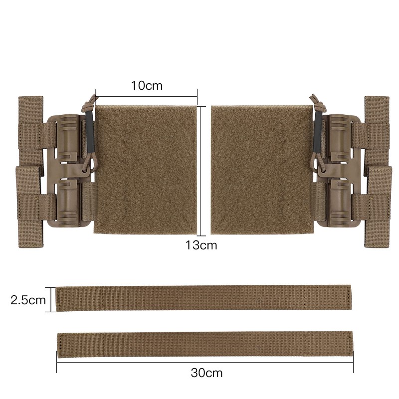 Tactical Cronex Molle Vest Quick Release Buckle Set, Quick Disconnect