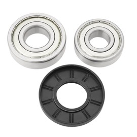YINETTECH Drum Bearing and Seal Set for Washing Machine 6305ZZ 6306ZZ Bearing 37 x 76 x 9.5/12 mm Shaft Seal Set Compatible with LG 4036ER2004A Washing Machine Set