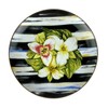 MacKenzie-Childs MacKenzie Childs Thistle & Bee Courtly Stripe 8.25" Trillium