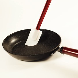 Silicone Rubber Spatula Set of 3, 14 Inch High Heat Commercial Spatula (3 Scrapers)