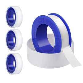 PTFE Thread Seal Tape 4 Rolls - High Temperature Resistant, Waterproof Plumbing Tape for Pipe Joints, Leak Repair, Water Tap, Shower Head