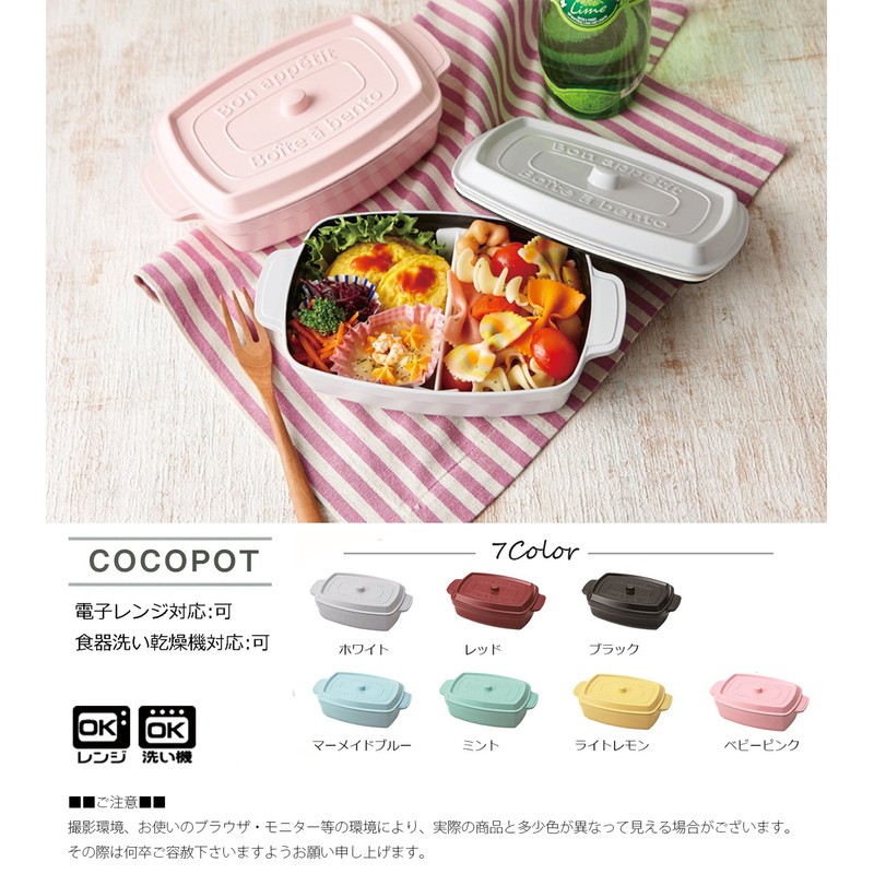 Takenaka Kokopotto Rectangular Bento Box