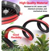 SOZATO Car Door Seal Strip Rubber 3 Layer Pyramid Structure