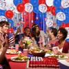 CIEHER 33PCS 4th of July Decorations Set - 30 Balloons,