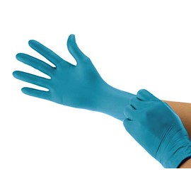 Cranberry USA Cranberry Luxe Nitrile Exam Gloves, Case of 3000, Medium, Azure Blue, Lanolin & Vitamin E, 2.5 Mil