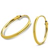 Orovi 9ct Yellow Gold Hoop Earrings, Gold