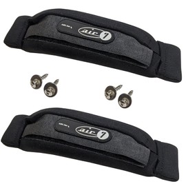 Air7 Footstrap Foil Surfing Kite Wind Wing with Screws (Black (2))