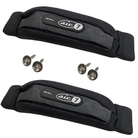 Air7 Footstrap Foil Surfing Kite Wind Wing with Screws (Black (2))