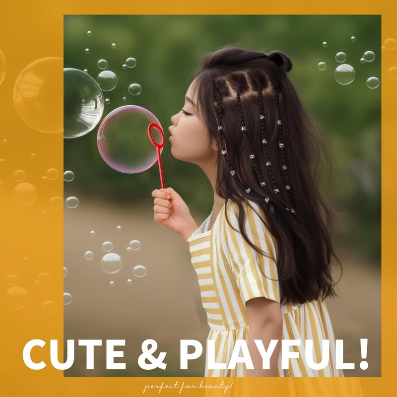 Teenitor Clear Elastic Hair Bands, 2000pcs Mini Hair Rubber Bands,