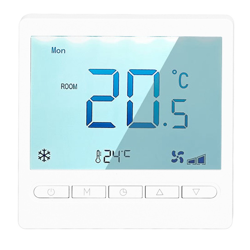 Programmable Thermostat High Accuracy Large Screen LCD Thermostat for Living