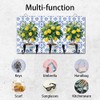 DELORIGIN Lemon Tree Key Holder Key Hooks Wall Mounted Wooden