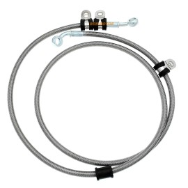 R&C 705600911 Rear Left Braided Brake Hose Line For Can-Am Renegade 1000 1000R 12-17