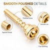 7C Trumpet Mouthpiece for Beginner Practice – Brass Mouthpiece with
