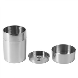 Stainless Steel Tea Tins Canister Home Kitchen Canisters for Tea Coffee Sugar Storage(S)