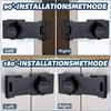 Hasp Hasp Security Hasp Lock, 4 Inch Combination Lock, Cabinet