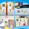 LSCQYYCC-4 PCS Pineapple Magnets - Reusable Pineapple Decorative Magnetic Strips