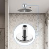 Straight Shower Arm with Flange, Ceiling Mount 3 Inches Rain
