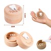 Csirnto Tooth Box Milk Teeth Girls Milk Tooth Box Wooden