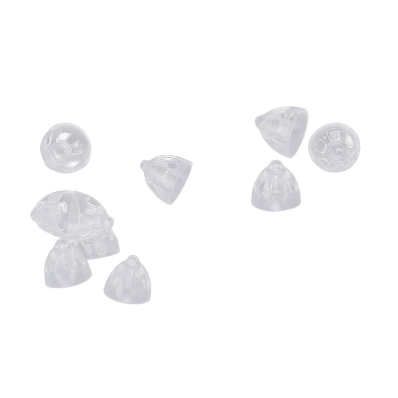 10pcs Sound Amplifier Open Domes Single Layer Washable Reusable Silicone