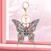 WANLIAN Butterfly Rhinestone Keychain Sparkling Alloy Multi-color, multicoloured