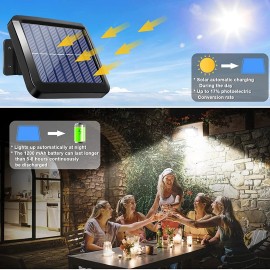 Unbranded 2PCS Solar Street Light Outdoor Commercial 120000lm Waterproof Garden Fence Yard