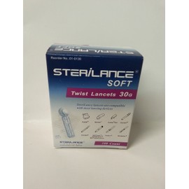 SteriLance Twist Lancets, 30 Gauge, 100 Lancets