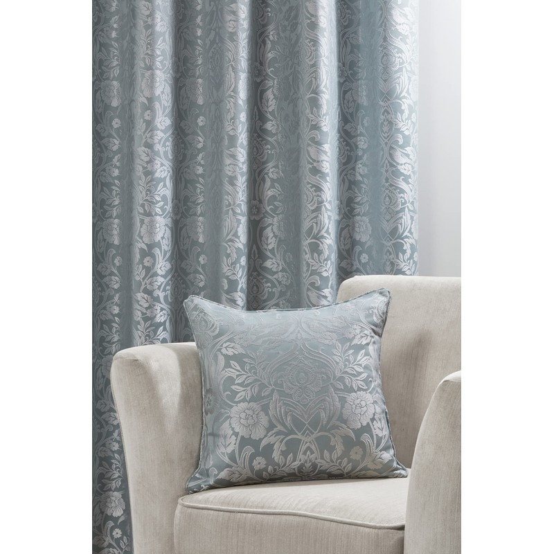 Emma Barclay Eden - Jacquard Cushion Cover in Duck Egg