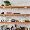 Pack of 4 Shelf Brackets, White, 150 mm Shelf Wall