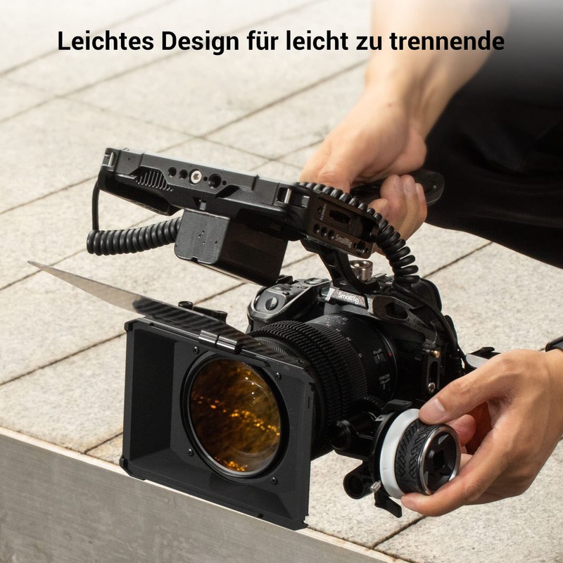 SMALLRIG Mini Matte Box Lite with Top Flag for DSLRs