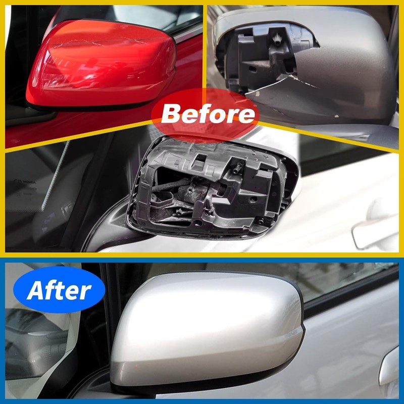 Goholy Car Door Side Rearview Mirror Cover Compatible With Honda