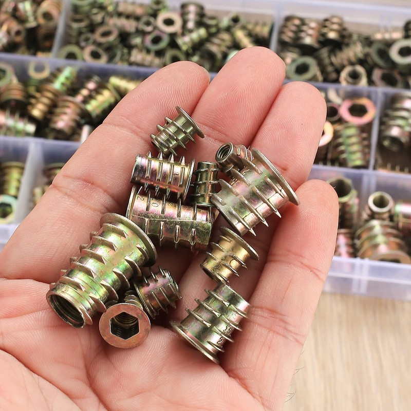 230 Pcs Threaded Inserts Nuts Assortment Tool Kit - 11