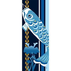 Hamamonyo Tenugui Tenugui Nobori Carp