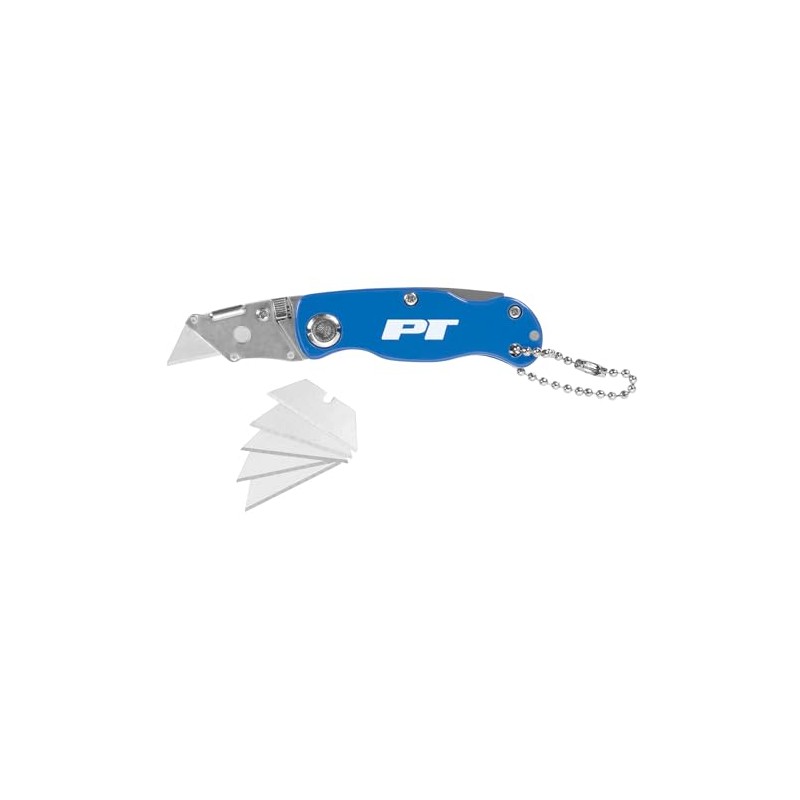 Performance Tool 20205 Folding Utility Knife with Blade Locking Mechanism,