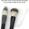 100 Uds brocha de maquillaje Mesh Pro Protector de brocha