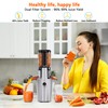 Cold Press Juicer Machine, Slow Masticating Juicer with 96%-99% High