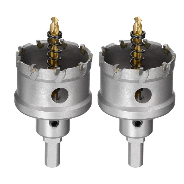 sourcing map 48mm Carbide Hole Cutter, Hole Saws for Stainless