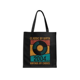 DCG PRINTWEAR 21st Birthday Tote Bag – Heavy‑Duty Canvas “21 Today” Gift for Him & Her Born in 2004 | Reusable Party Favor, Grocery, Beach & Book Bag | Eco-Friendly