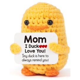 ltoSrfnb Crochet Plush Duck, Suitable as a Mother's Day Gift, Mother's Day Gift, Mum, Gifts for Mum, Birthday Gift for Women, Love You Mom