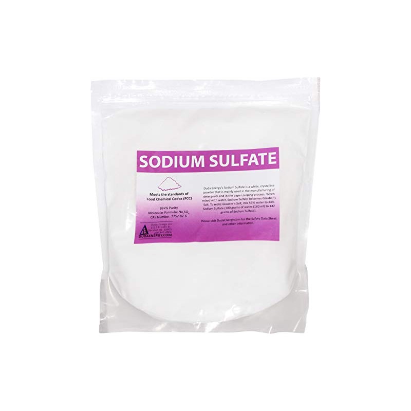 Duda Energy 20 lb Sodium Sulfate Food Grade FCC Anhydrous